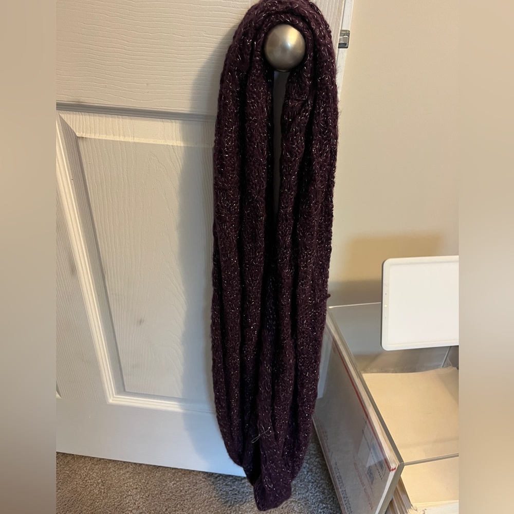 Purple Infinity Scarf